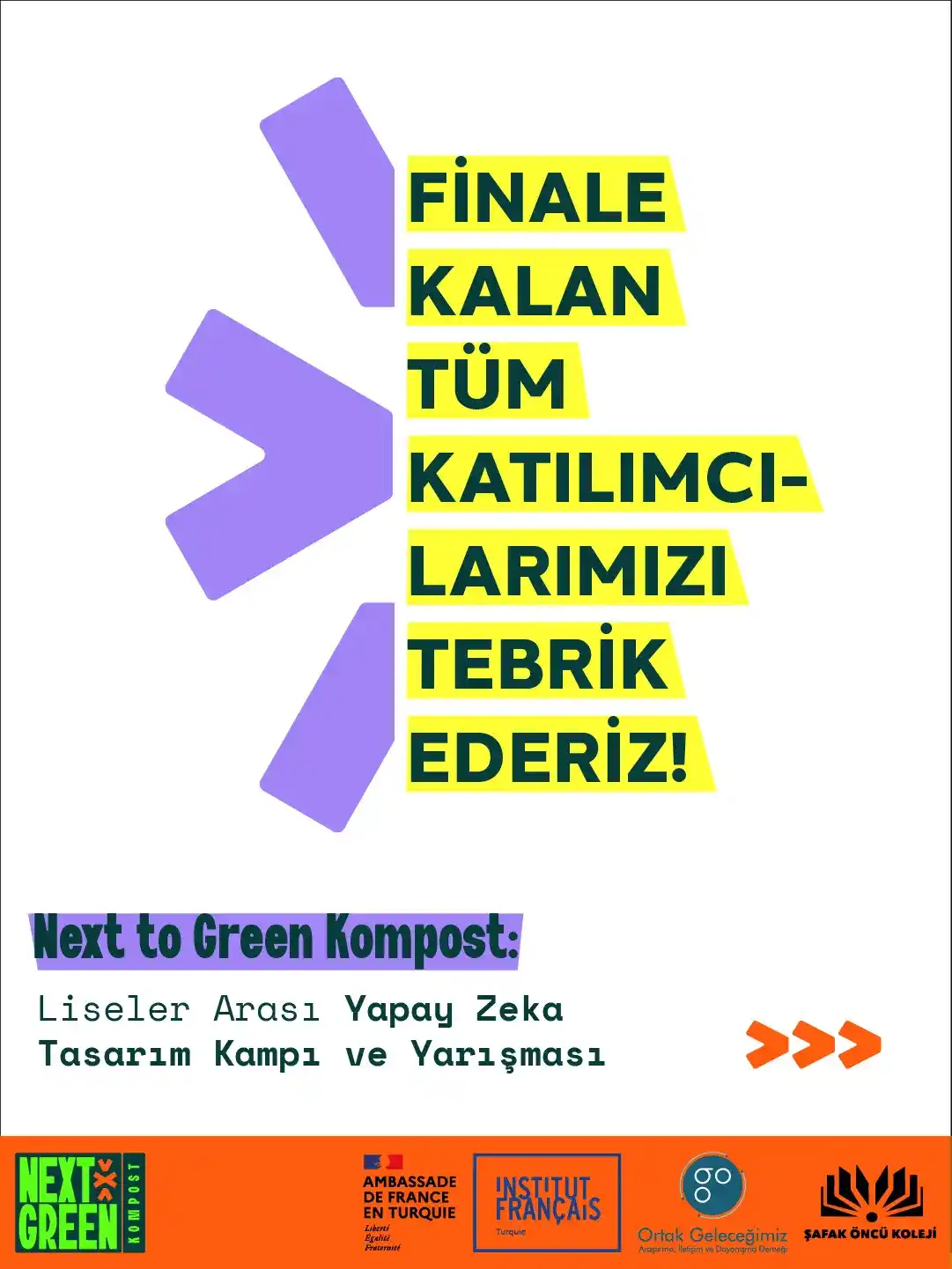 Liseler Arası Yapay Zeka Tasarım Kampı finalistler önizleme imajı